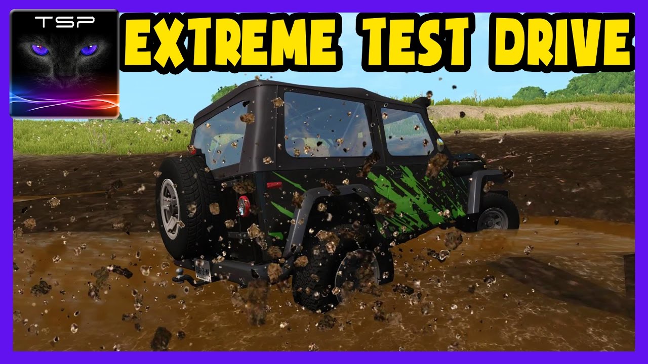 BeamNG drive - Ibishu Hopper 4x4 Extreme Offroad Test Driving