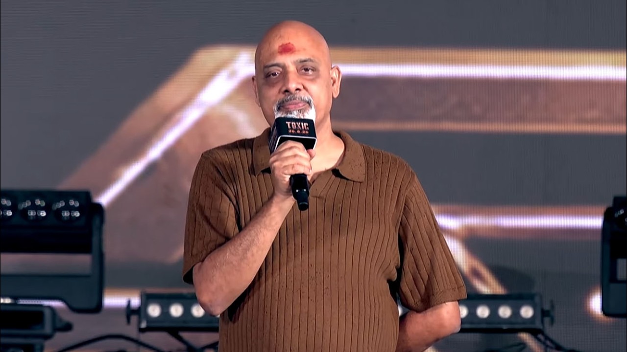 Lyricist Ramajogayya Sastry Speech @ Toxic Pre-Release Event | Rocking Star Yash