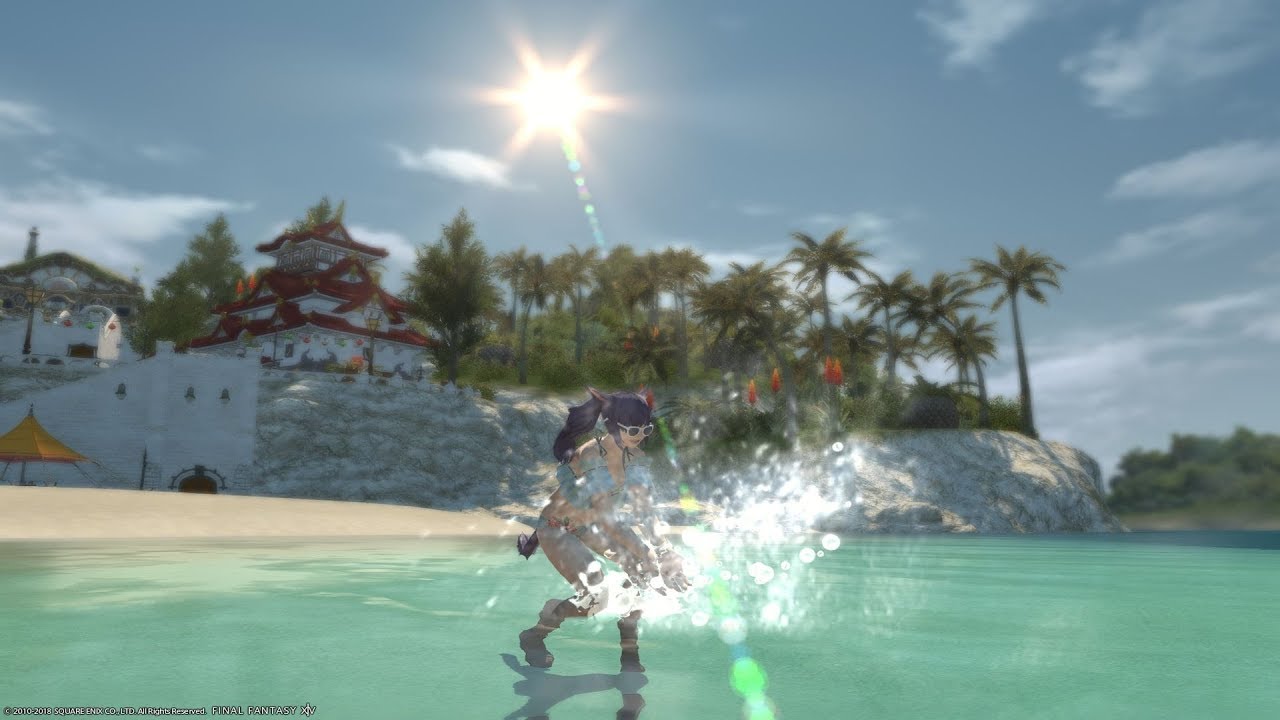 Final Fantasy XIV  - Splash emote