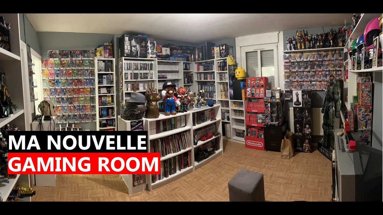 MA NOUVELLE GAMING ROOM (+1500 JEUX)