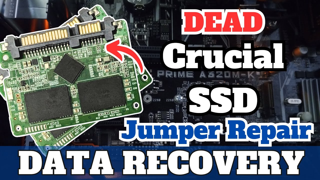 I RECOVERED Data from a DEAD SSD and You Can Too! | Crucial SSD Sata Connector Repair
