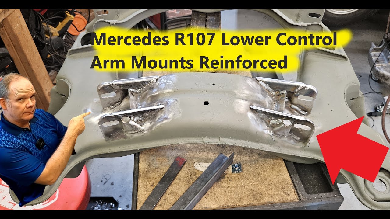Mercedes R107 - Control Arm Mount Repair - M117 To Machine Shop - RUST!
