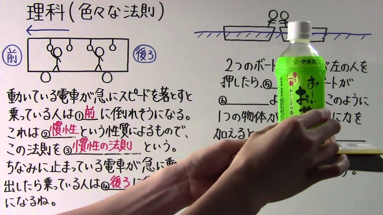 【中３　理科】　　中３－２７　　２つの法則