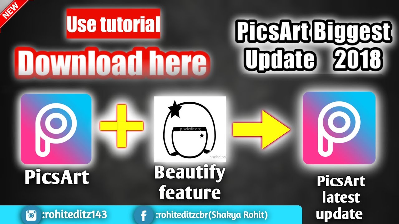 How to download PicsArt new update 2018 || How to use PicsArt