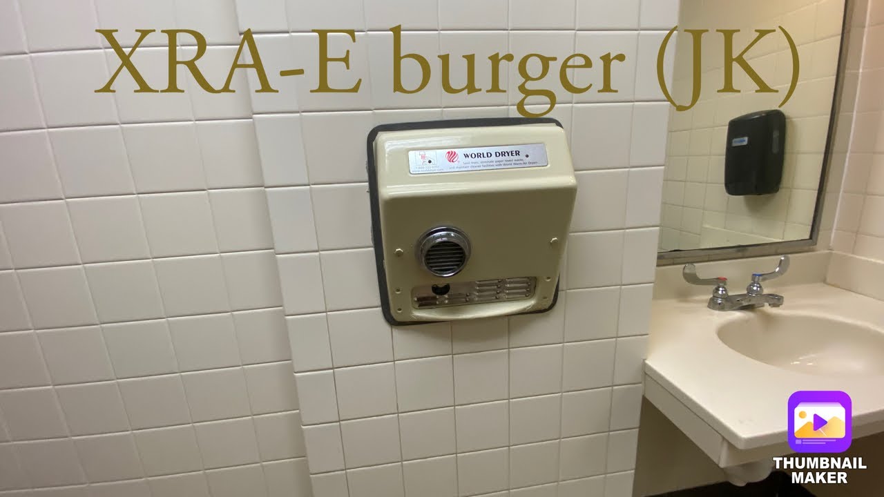 World dryer model XRA-E hand dryer @ Wendy’s, Edinburg LN | Chesapeake VA