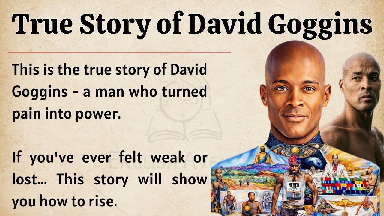 The Story of David Goggins   Can’t Hurt Me    Story Level 2 🔥    Improve Your English Fluency ✅️