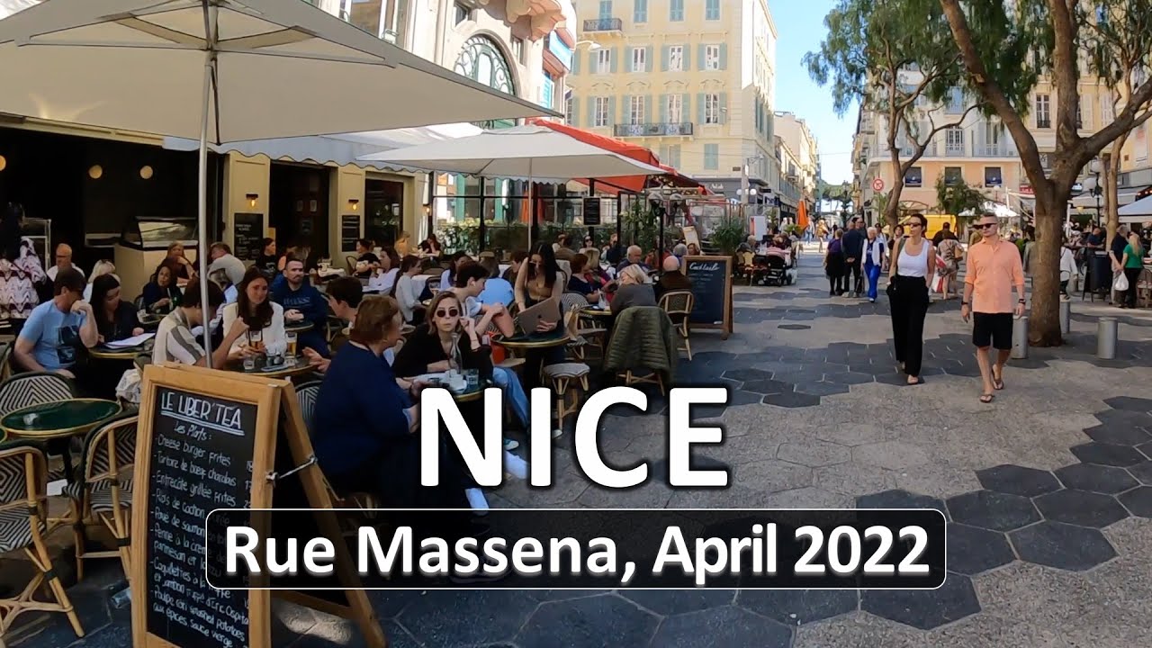 Nice, France • Rue Massena • Côte d'Azur • April 28, 2022 • Virtual Tour • 4K HDR