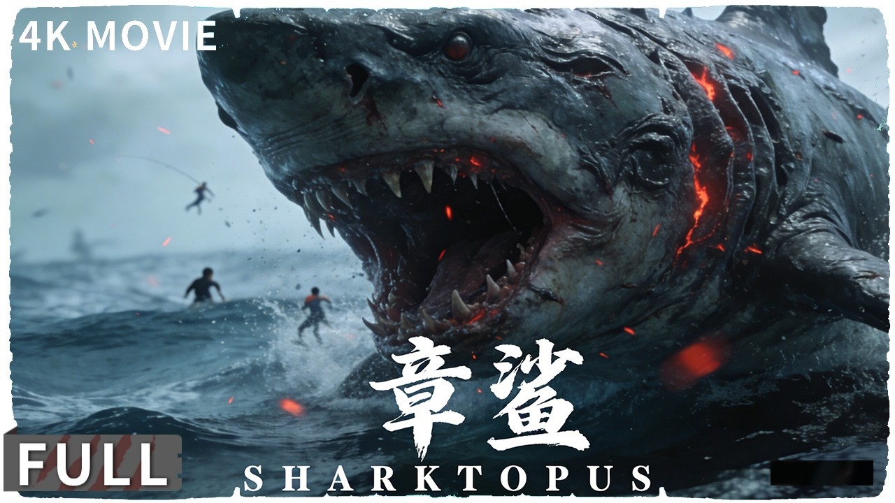 4K Full 变异生物来袭，嗜血巨兽章鲨大开鲨戒！ 动作 / 奇幻 《章鲨/Sharktopus》叶璇 / 罗立群 / 沈文俊