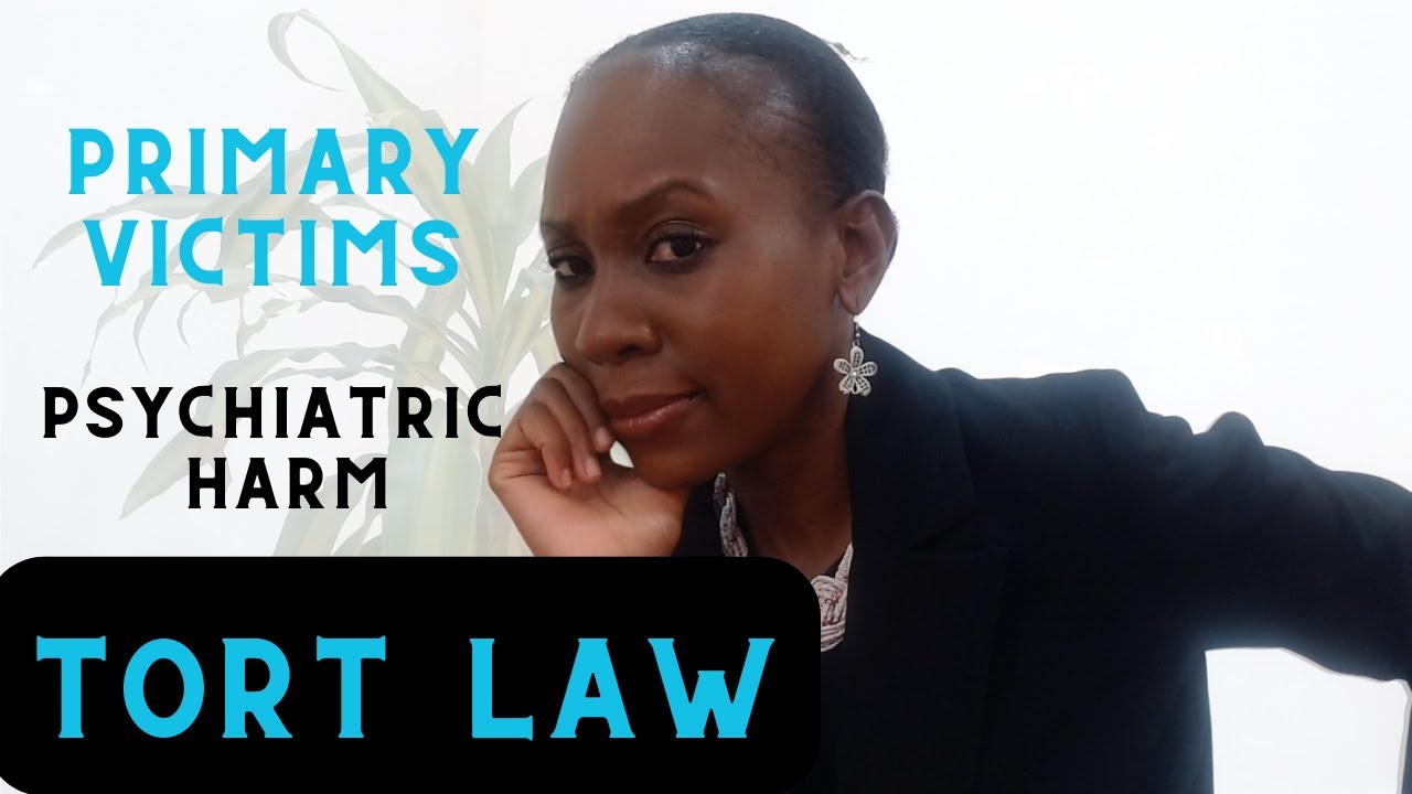 How does a primary victim establish a case for damages for psychiatric harm in tort law?