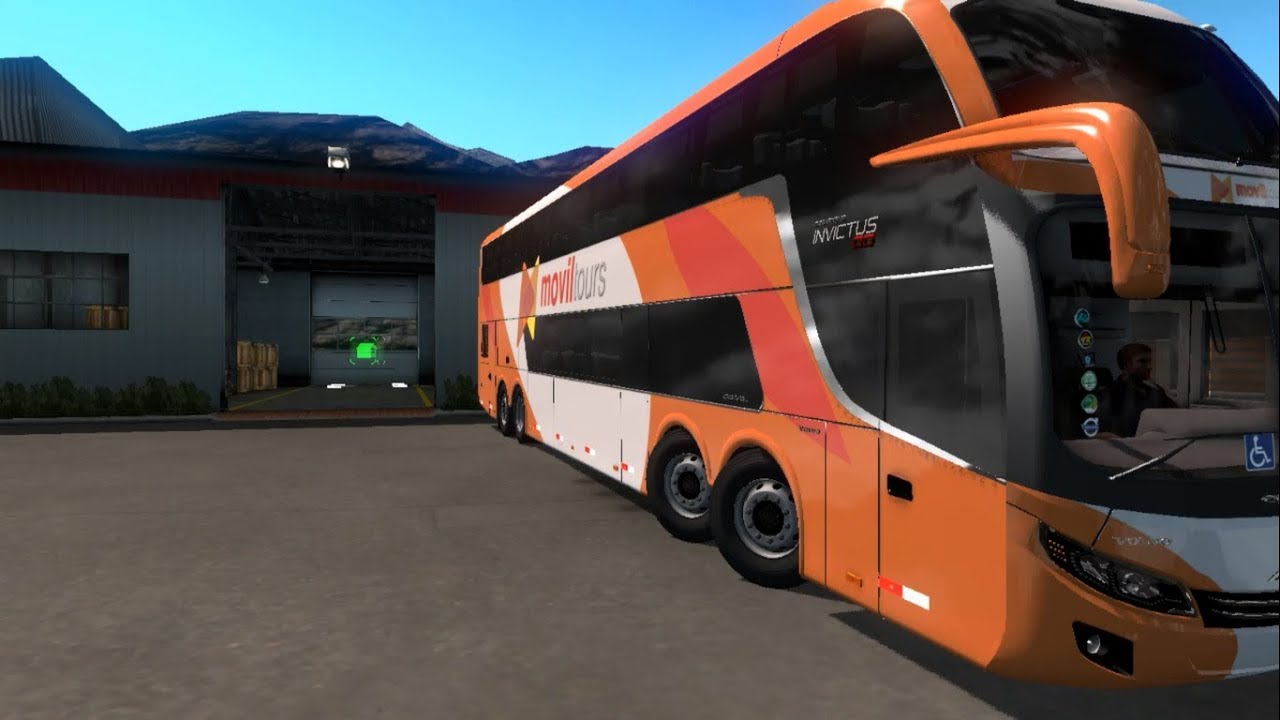 Rutas Per&uacute;- Bajando Carreteras con Curvas Peligrosas en Bus Movil Tours - ETS2