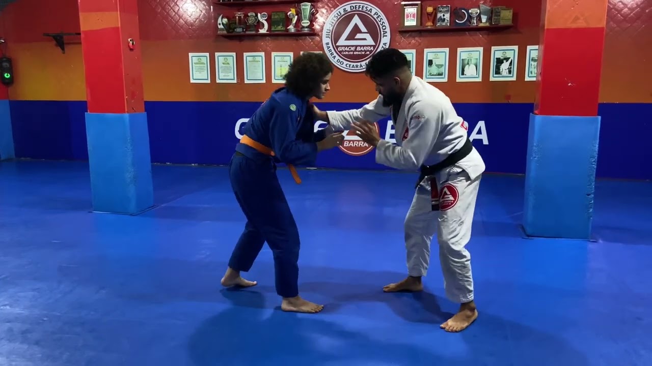 Queda com prof. Tiago Couto #1 Queda de Mão controlando manga e gola