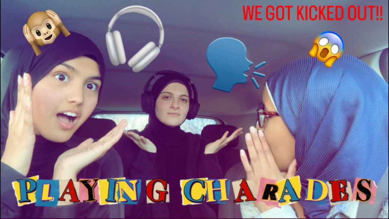 PLAYING CHARADES!!! (WE GOT KICKED OUT‼️) 