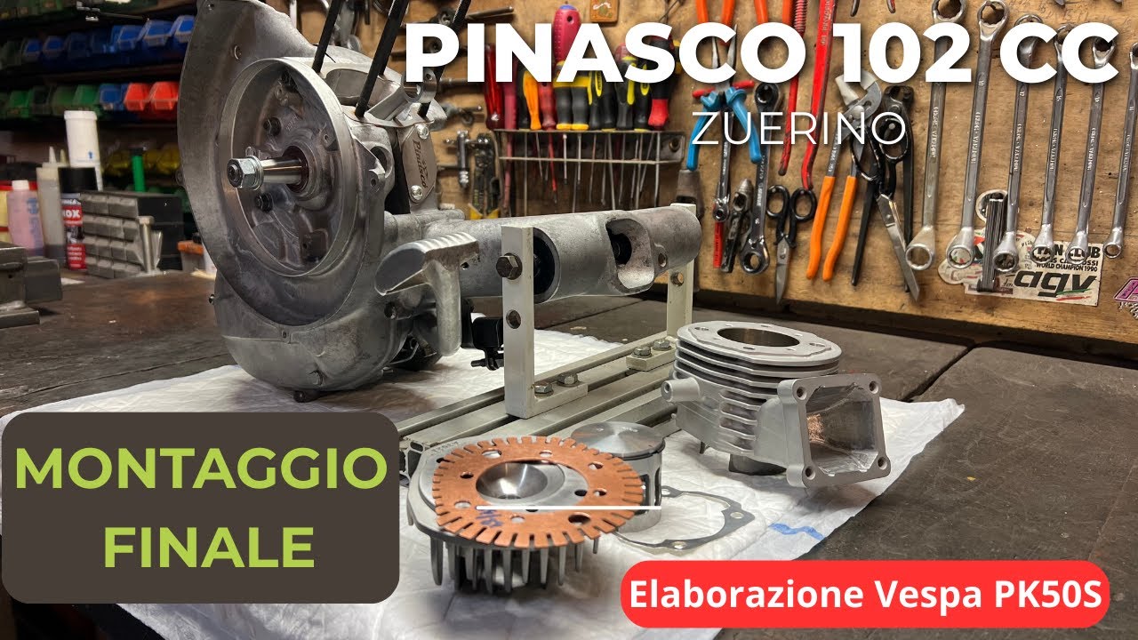 Pinasco 102 cc Zuerino - montaggio finale e misura squish