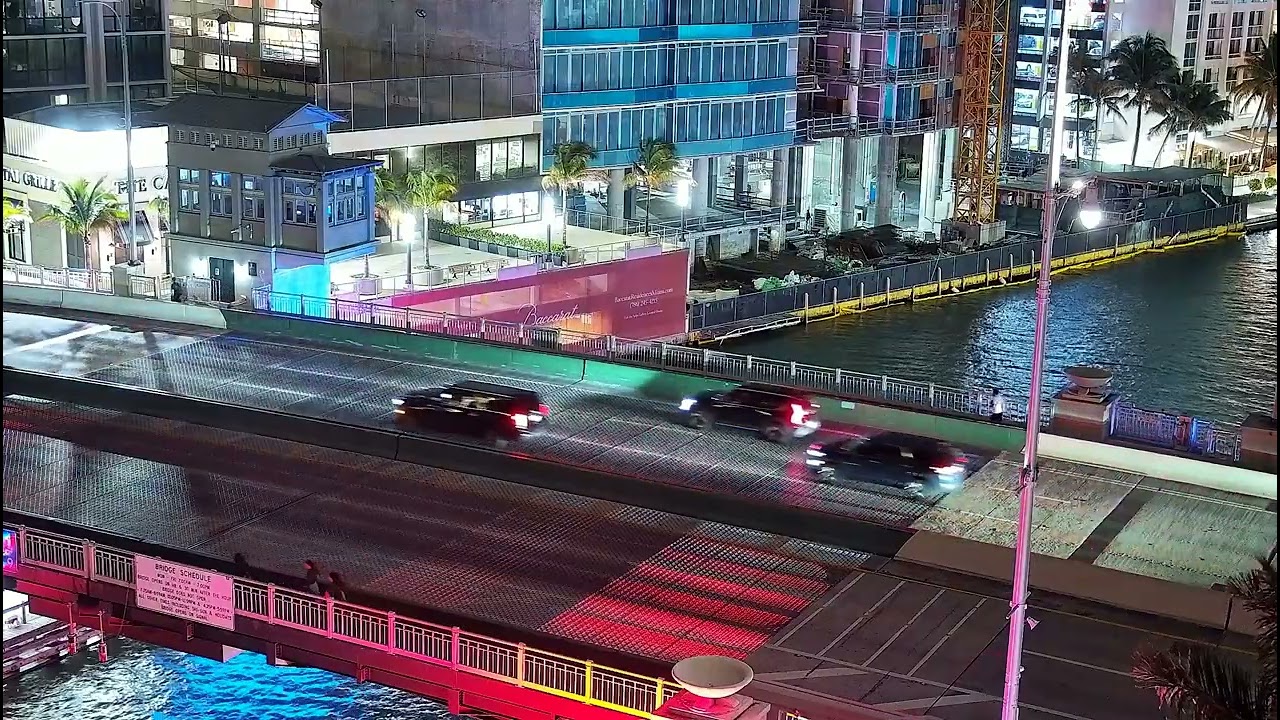 Miami River Camera - Feb 17, 2026 9:00 PM to 10:00 PM