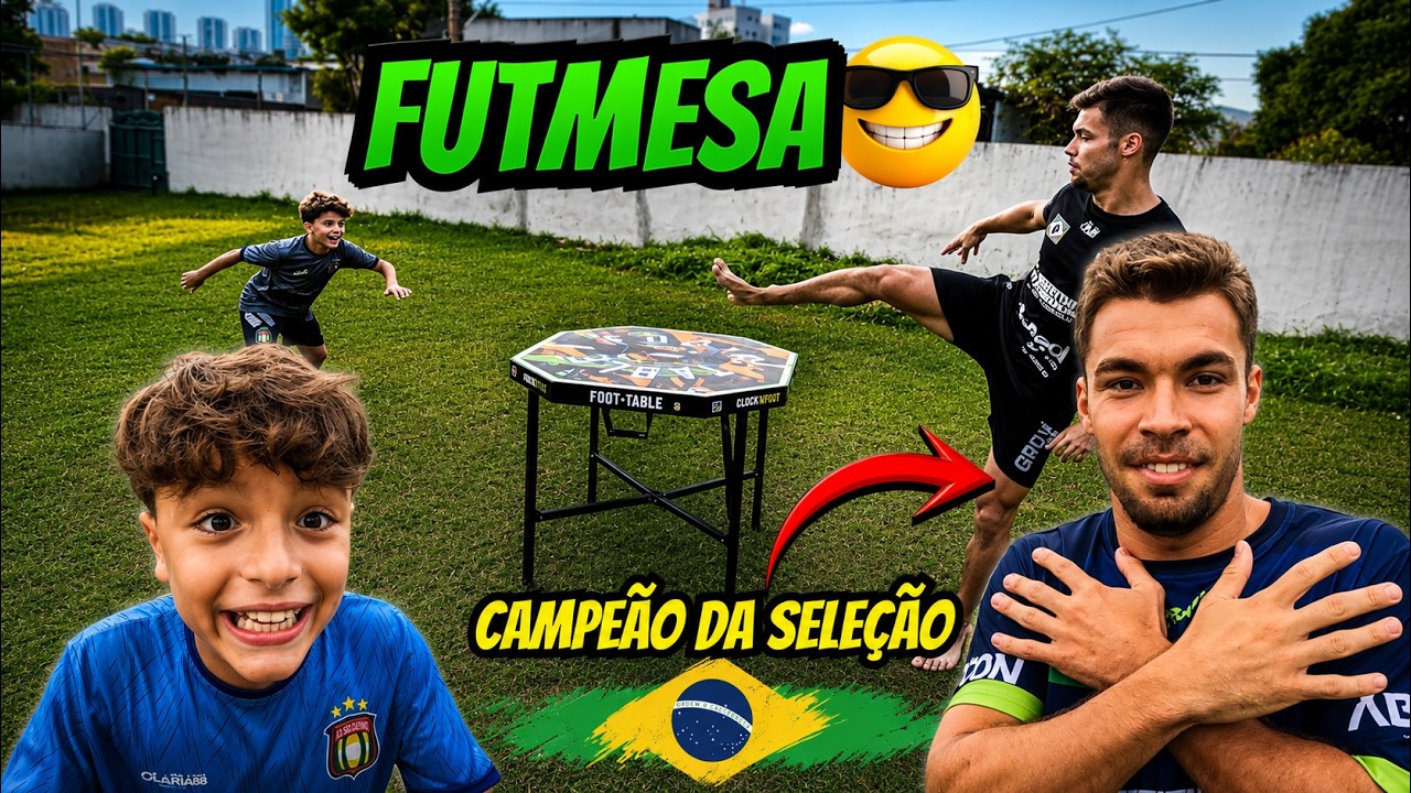 FUTMESA com CAMPEÃO da SELEÇÃO BRASILEIRA! 🇧🇷⚽ Batalha Épica! Foot Table