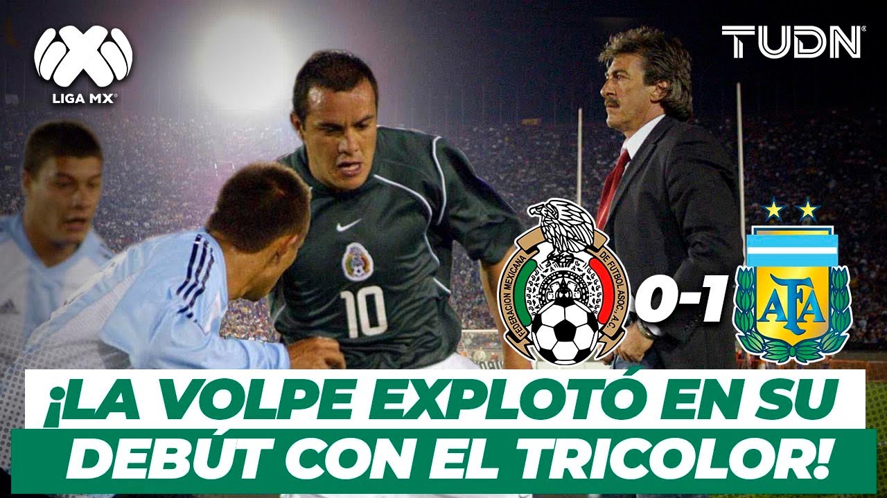 ¡QUÉ ROBO! Pésimo arbitraje en el debut de La Volpe con el TRI | Mexico 0-1 Argentina - 2003 | TUDN