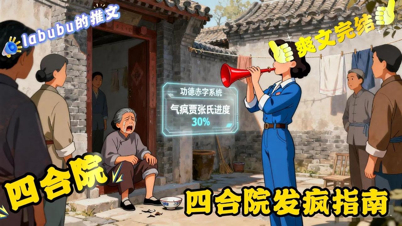 完结《四合院》开局捉奸？我掀翻四合院！ 林肆穿成资本家孤女，绑定“功德赤字系统”—气疯禽兽就能兑换逆天道具！ 名场面高燃预警： → 贾张氏哭穷？她吹唢呐《大出殡》碾压“给您哭个喜丧！” #四合院#搞笑
