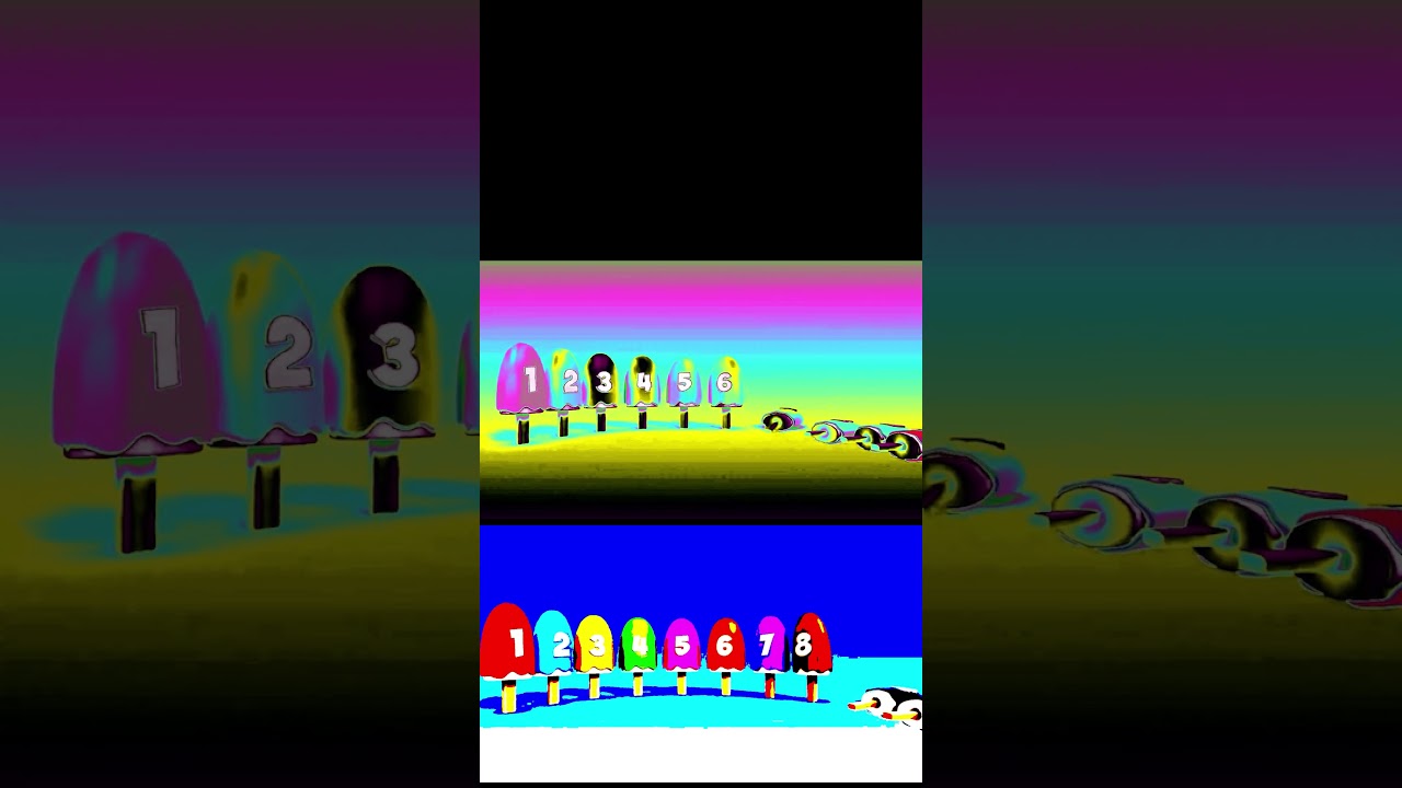 Learn Numbers with Number Ice Cream Popsicles Sponsored By Gammavision Csupo Effects #shorts