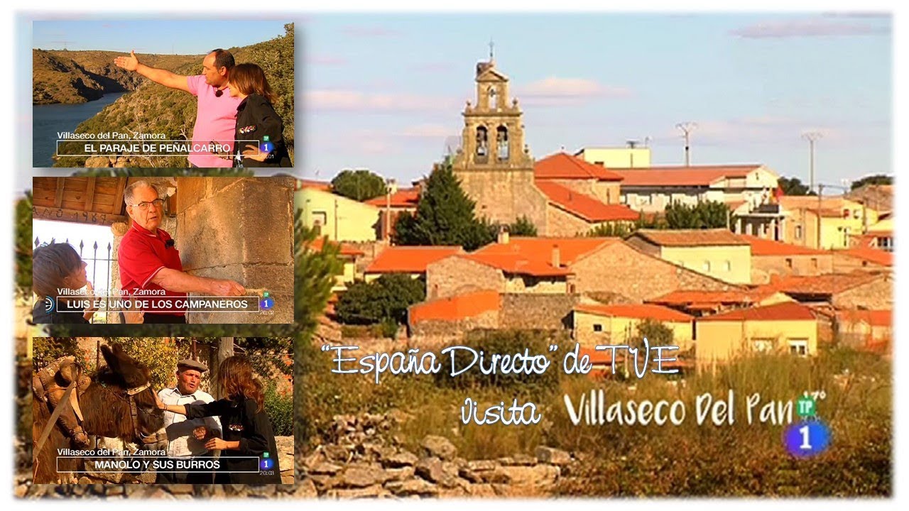 Villaseco del Pan (Zamora) recibe la visita de reporteros televisivos