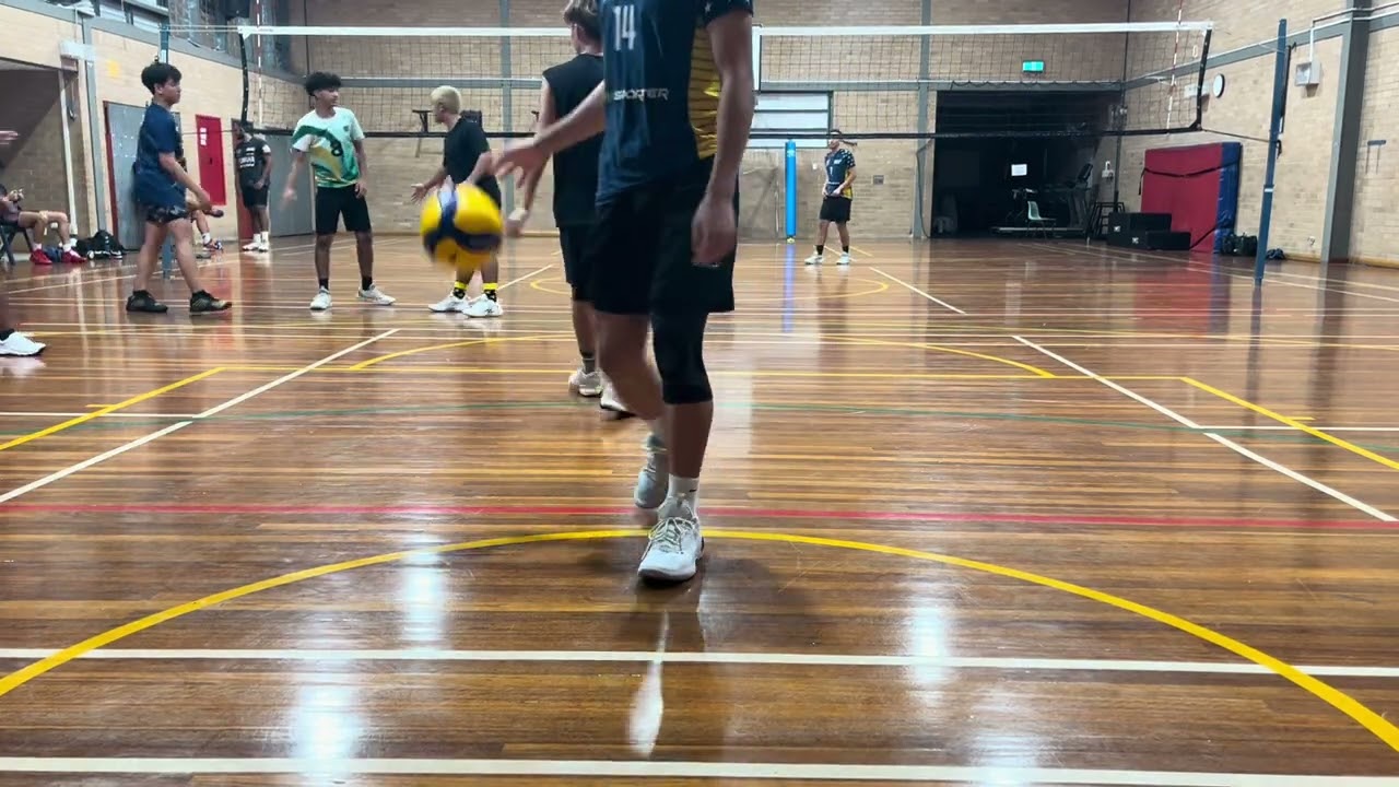 set 3 provolley u18b1 scrim vs mens 2