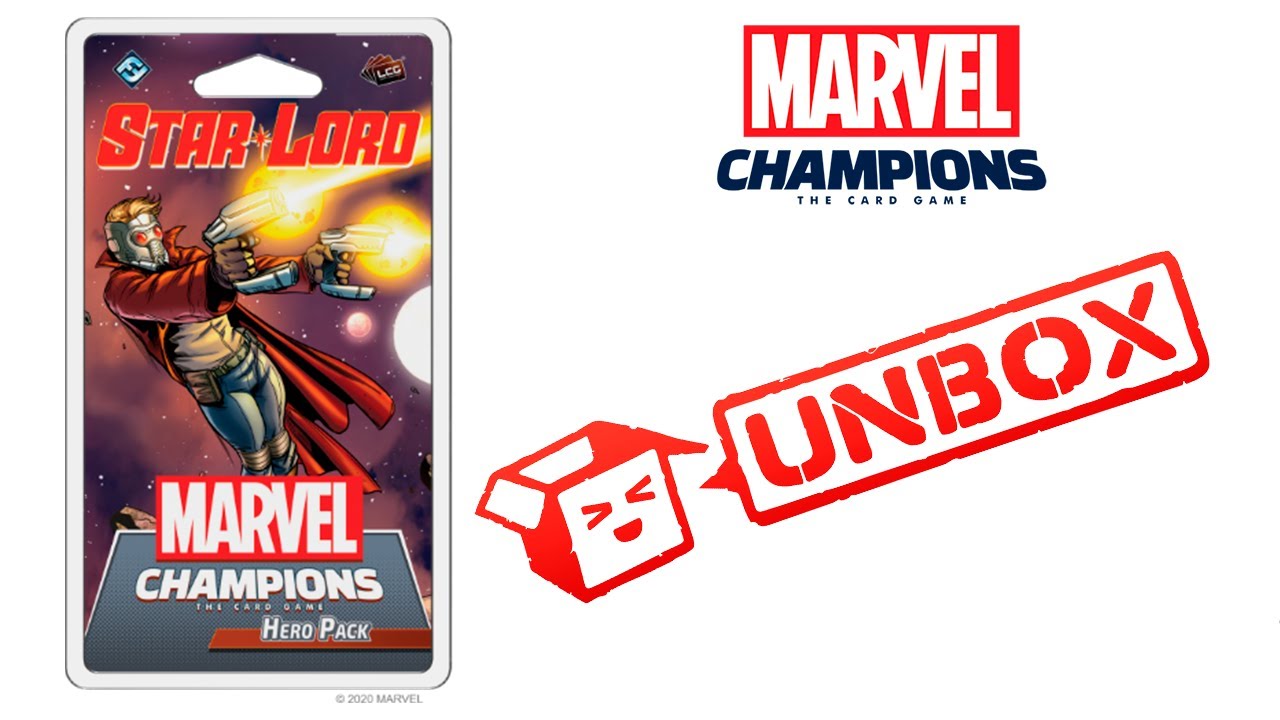 MARVEL CHAMPIONS | UNBOXING de Star Lord!