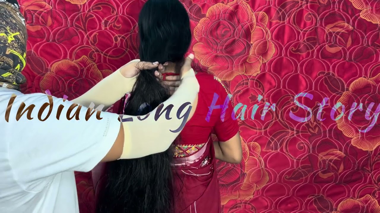 Rapunzel Long Hair  Romantic Of Love Hair Husband#fell LoveBlack Long Hair#Indian Long Hair Story