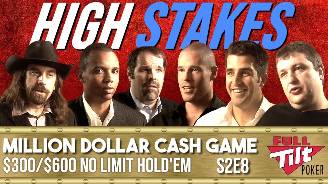MILLION DOLLAR CASH GAME $300/$600 HIGH STAKES (Phil Ivey, Antonius, Lederer) S2E8
