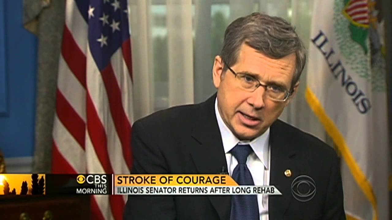 Ill. Senator returns to work after stroke rehab