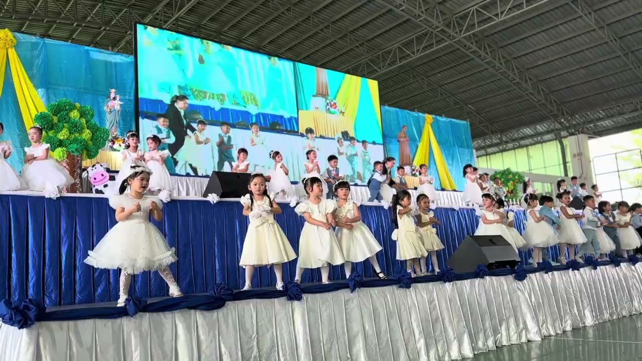 น้องเปอร์ลินเต้นโชว์งานโรงเรียน ดอนบอสโก เพลงมาร์ชซาเลเซียน 