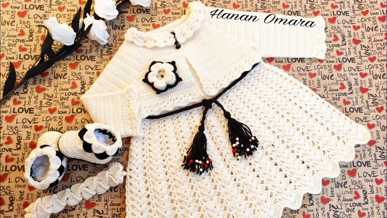كروشيه فستان بصدر مربع_crochet dress.لاى مقاس.الجزء الاول(الفستان)
