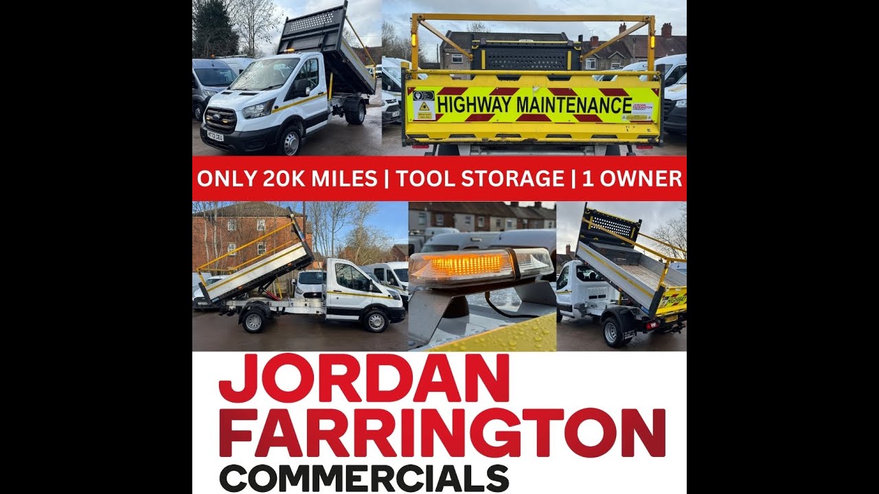 2023 FORD TRANSIT 350 EURO 6 ALLOY INGIMEX BODY RWD DRW SINGLE CAB LOW MILEAGE TIPPER - WALK AROUND