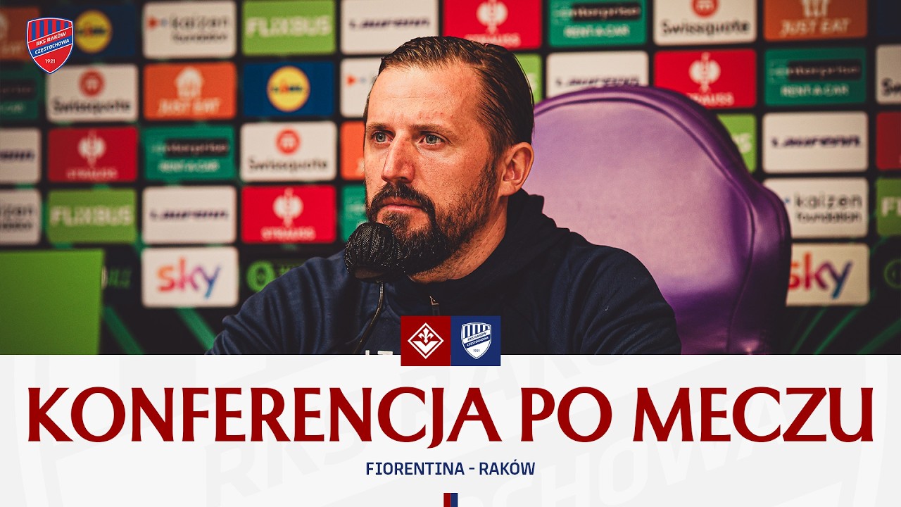 Trener Łukasz Tomczyk  po meczu ACF Fiorentina - Raków Częstochowa