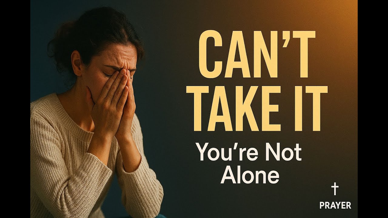 Prayer for Single Moms: If You Just Cried Alone Because You Can't Take It Anymore