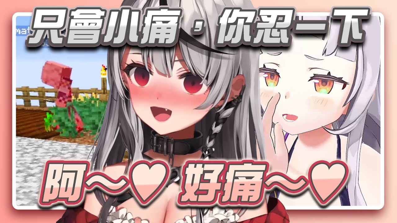虎鯨痛到嬌喘～詩音笑到並軌w 【沙花叉クロヱ】【hololive精華】