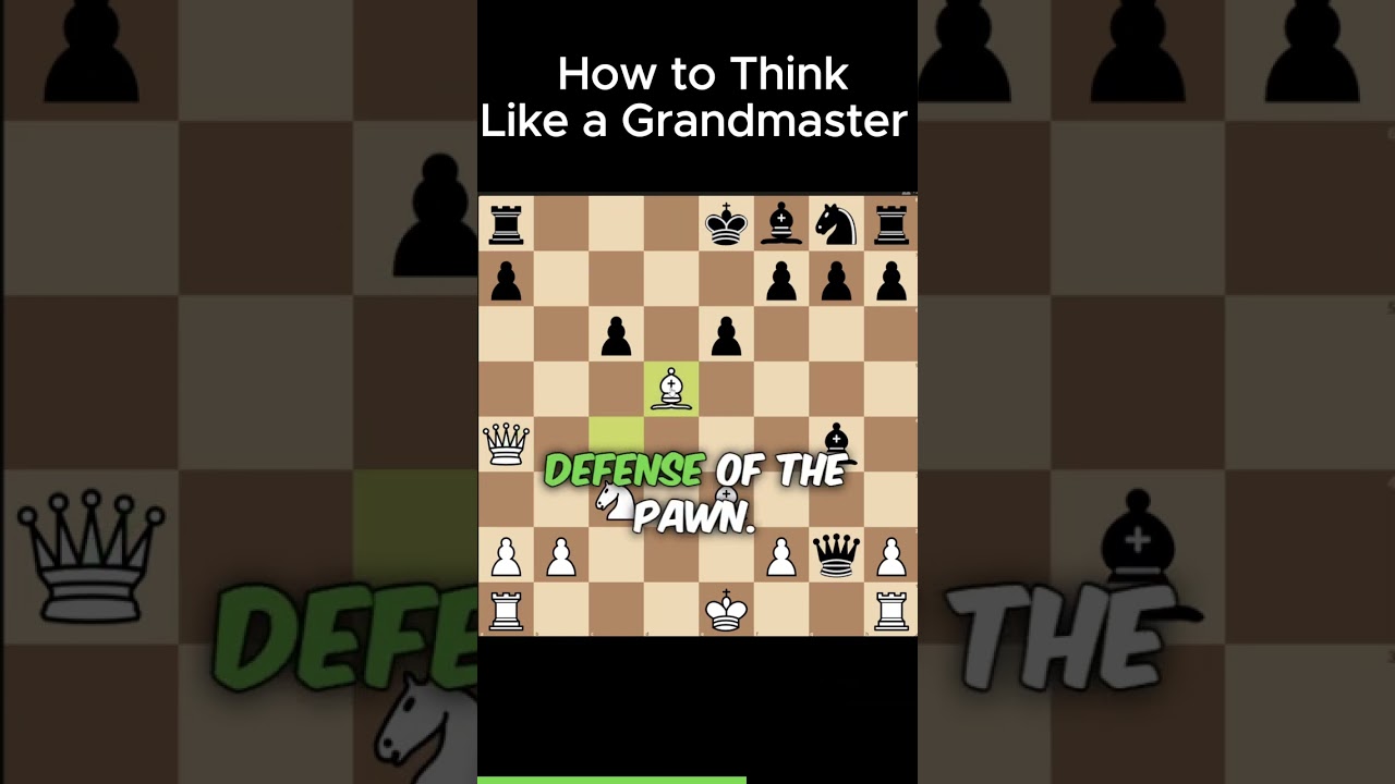 How to Think like a Grandmaster! #shorts #chess #chesstactics