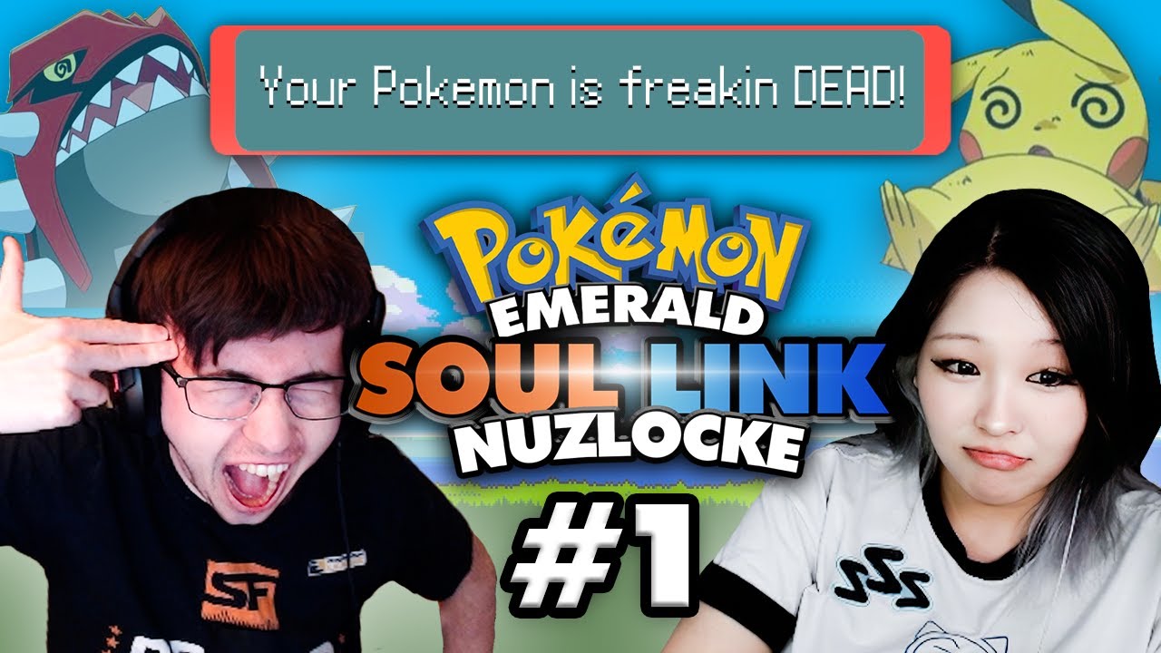 Supertf & Hyoon Attempted The Soul Link Nuzlocke - Pokémon Emerald Part 1