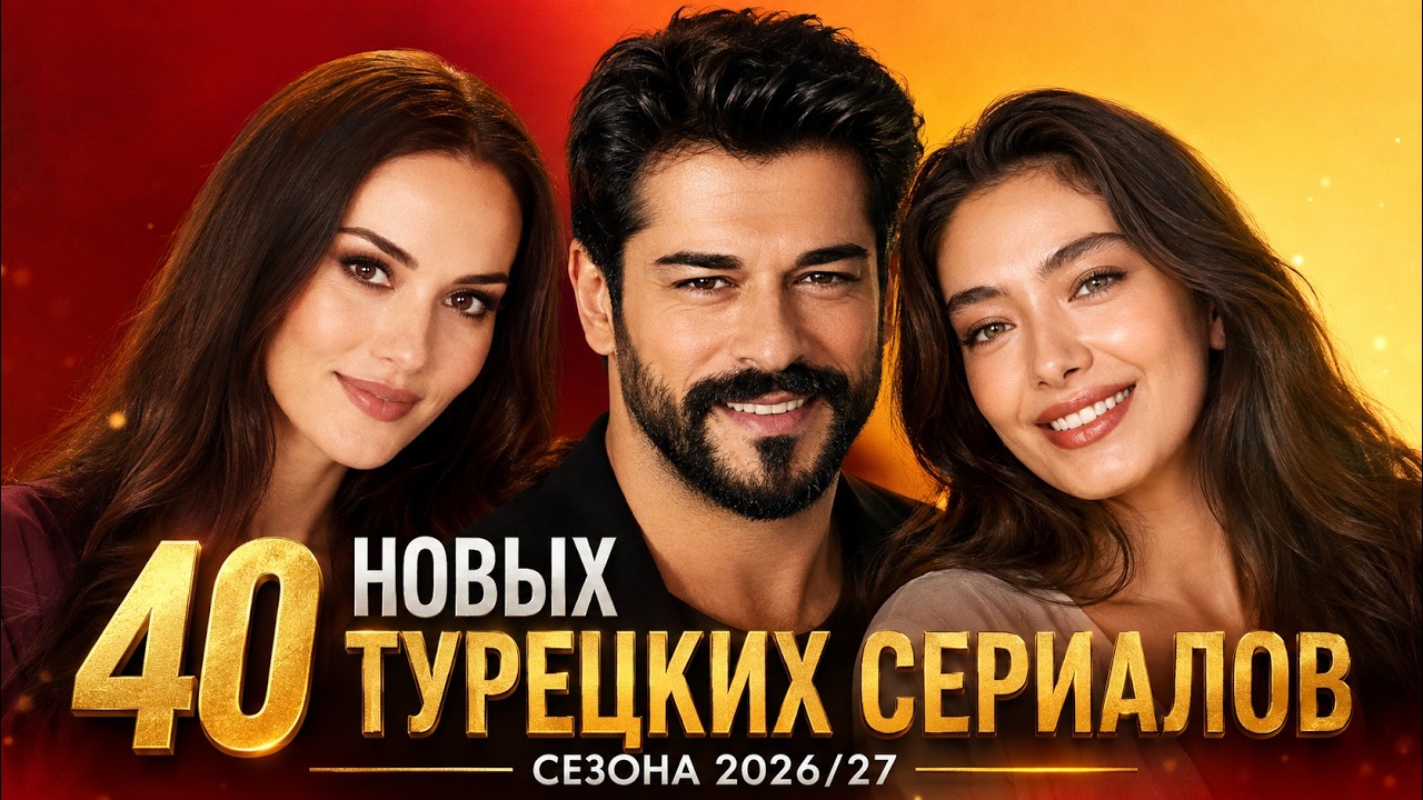 40 НОВЫХ ТУРЕЦКИХ СЕРИАЛОВ СЕЗОНА 2026/27