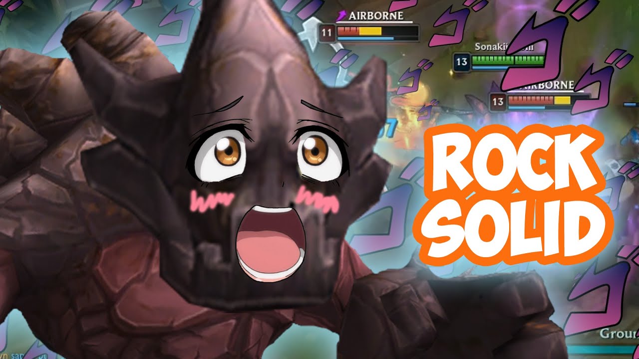 Malphite's rocks are hard