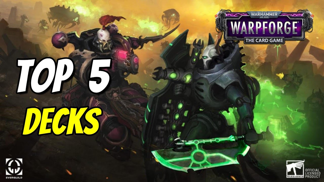 Мои 5 лучших колод Warhammer 40,000 Warpforge
