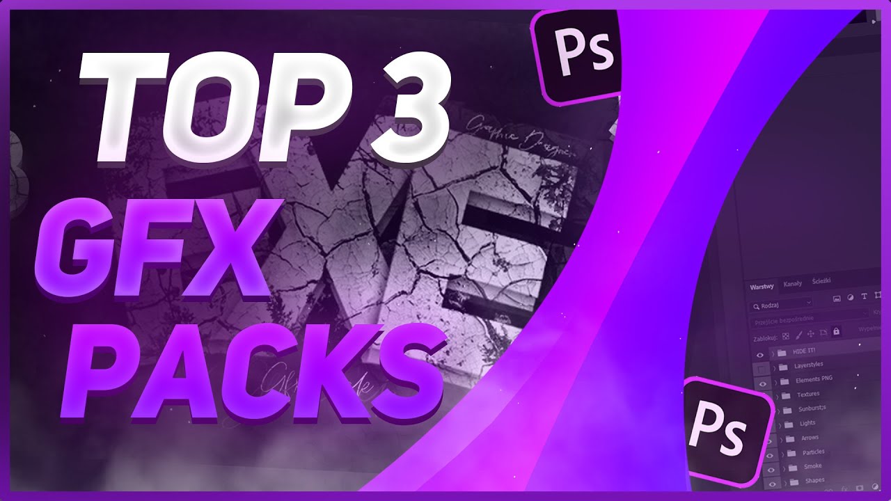 TOP 3 GFX PACK PHOTOSHOP 2020 | Kartofeleq