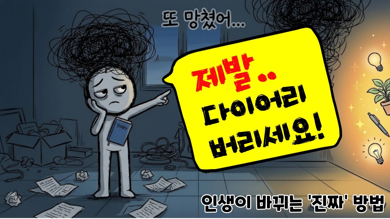 새해 계획 또 망치기 싫다면, 제발 다이어리 사지 말고 '이것'부터 바꾸세요