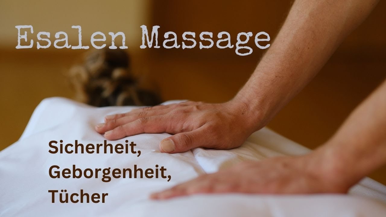 Esalen Massage, Tücher und Sicherheit