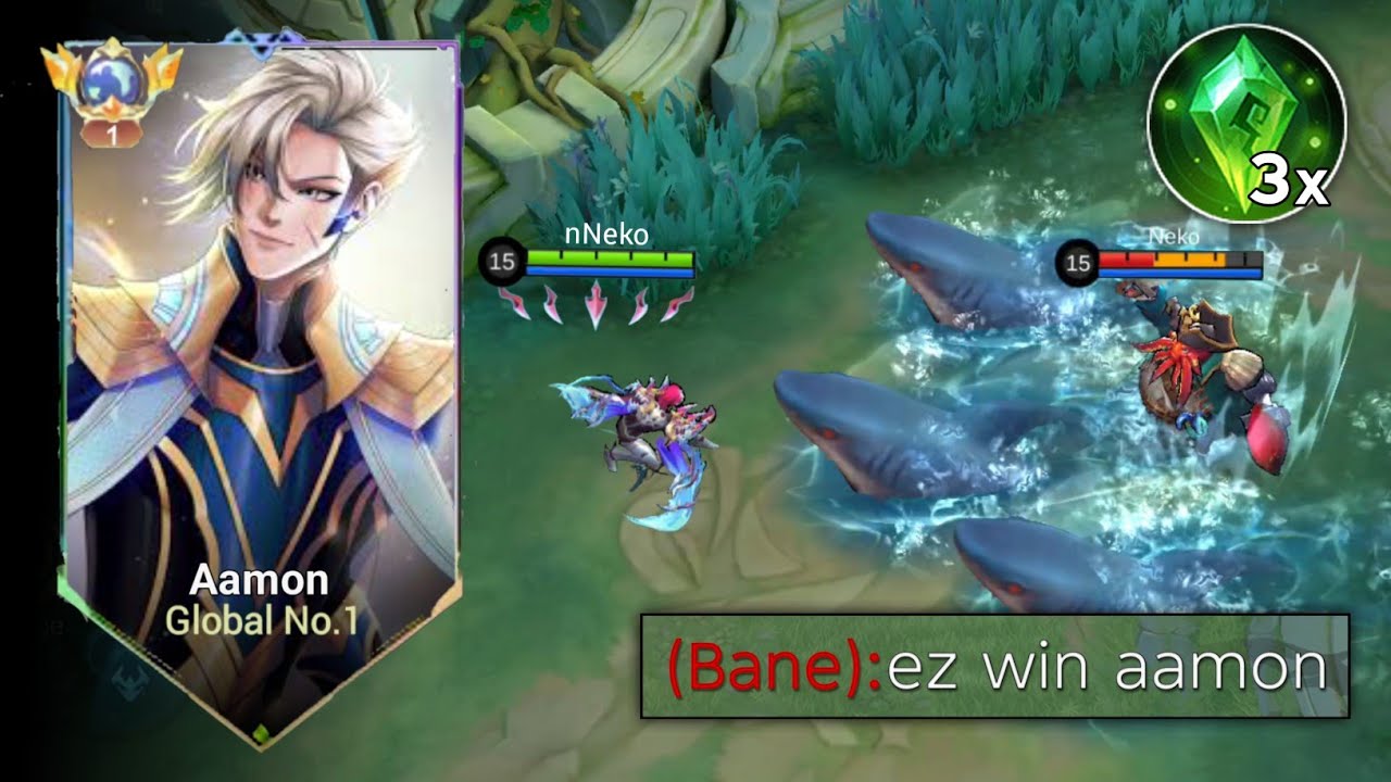 WHEN GLOBAL AAMON DEAL AGAINST NEW META BANE IN RG! (meta destroyer)