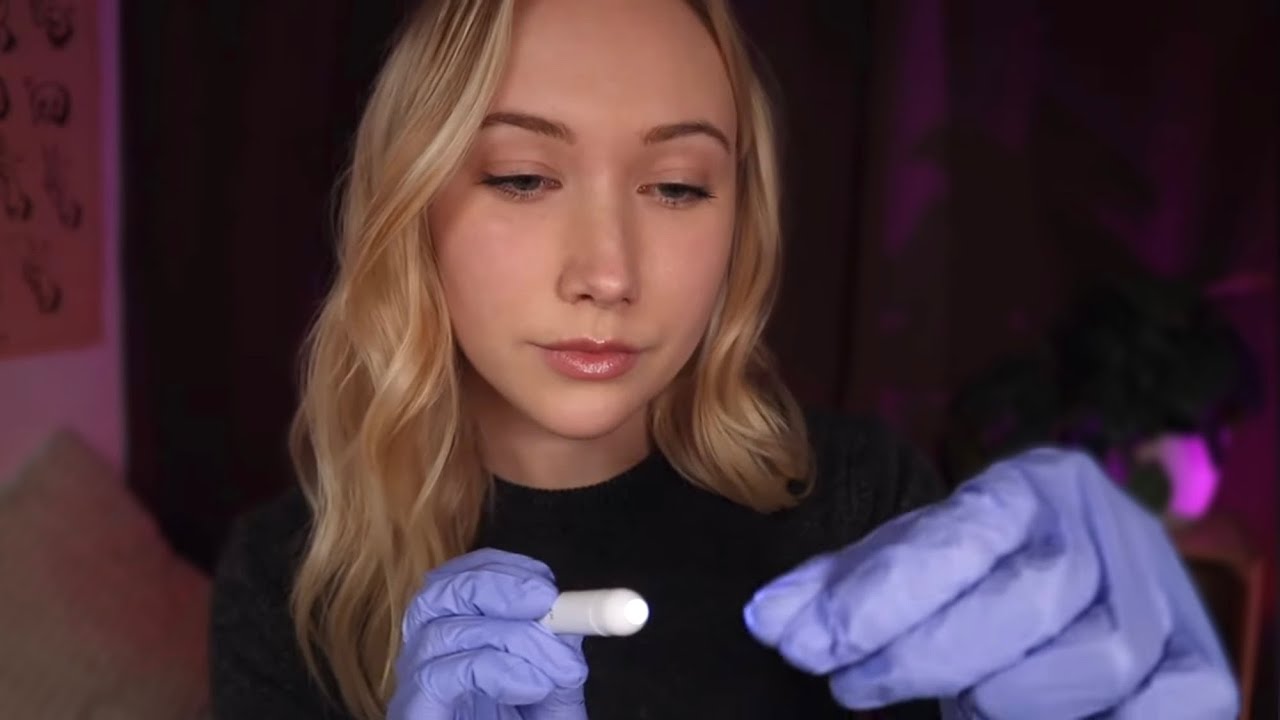 ASMR Hand Exam👋 inspection, sensory tests, measuring, joint functionality