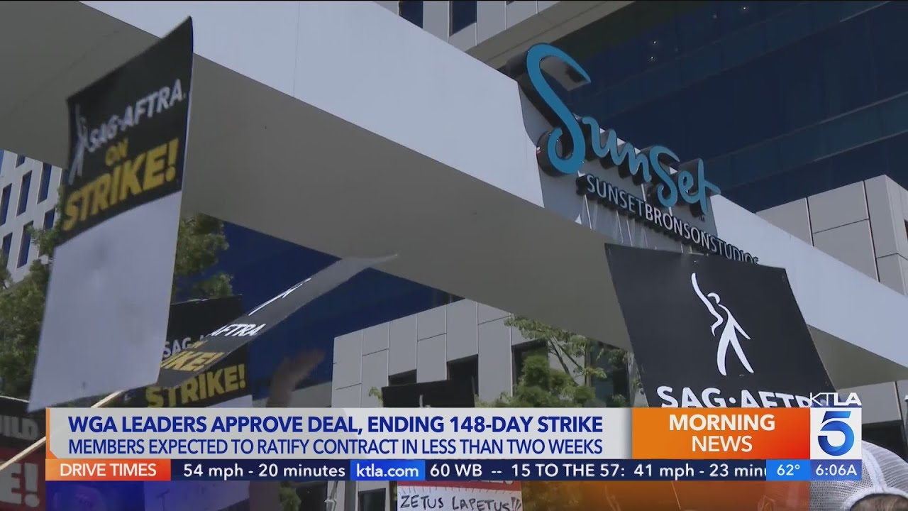 Hollywood writers strike comes to an end, union leaders announce