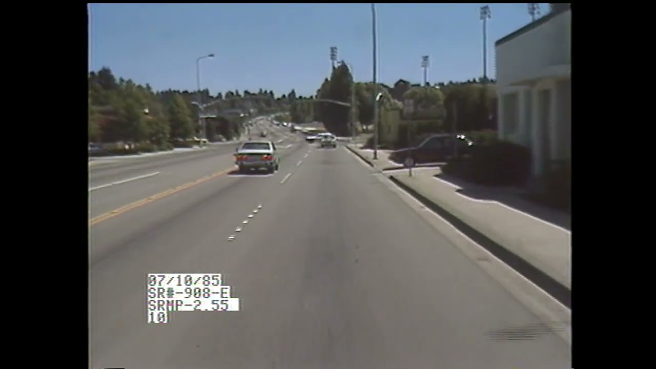 Driving On WA SR-908 East In 1985 (Kirkland, Redmond)