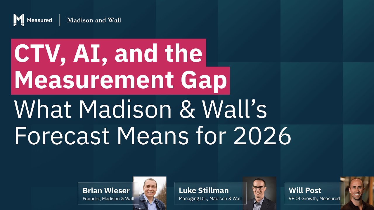 CTV, AI, and the Measurement Gap: What Madison & Wall’s Forecast Means for 2026
