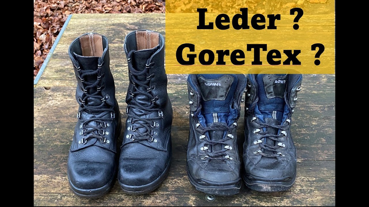 Leder vs GoreTex