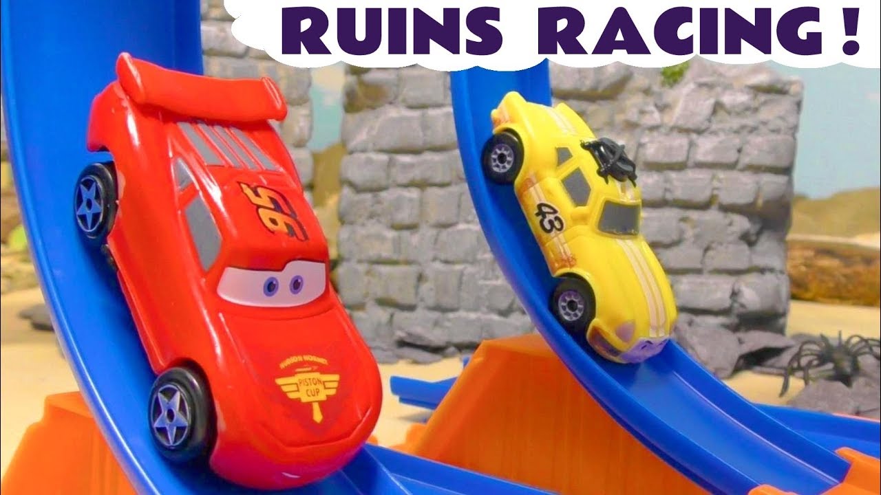 Toy Car Racing Story With The Funlings Cars