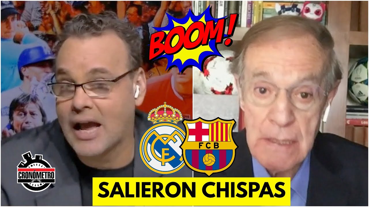 A GRITOS. La GOLEADA del BARCELONA vs REAL MADRID hizo PELEAR a Faitelson y José Ramón | Cronómetro